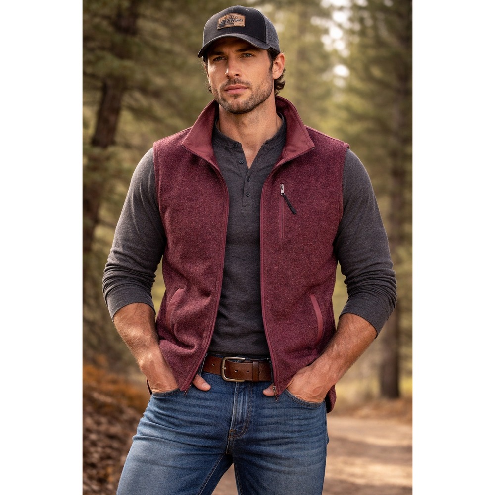 Powder River Outfitters Collection Panhandle Men's Vest Size‎ XXL Performance